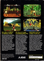 Atari Jaguar Kasumi Ninja  Back CoverThumbnail